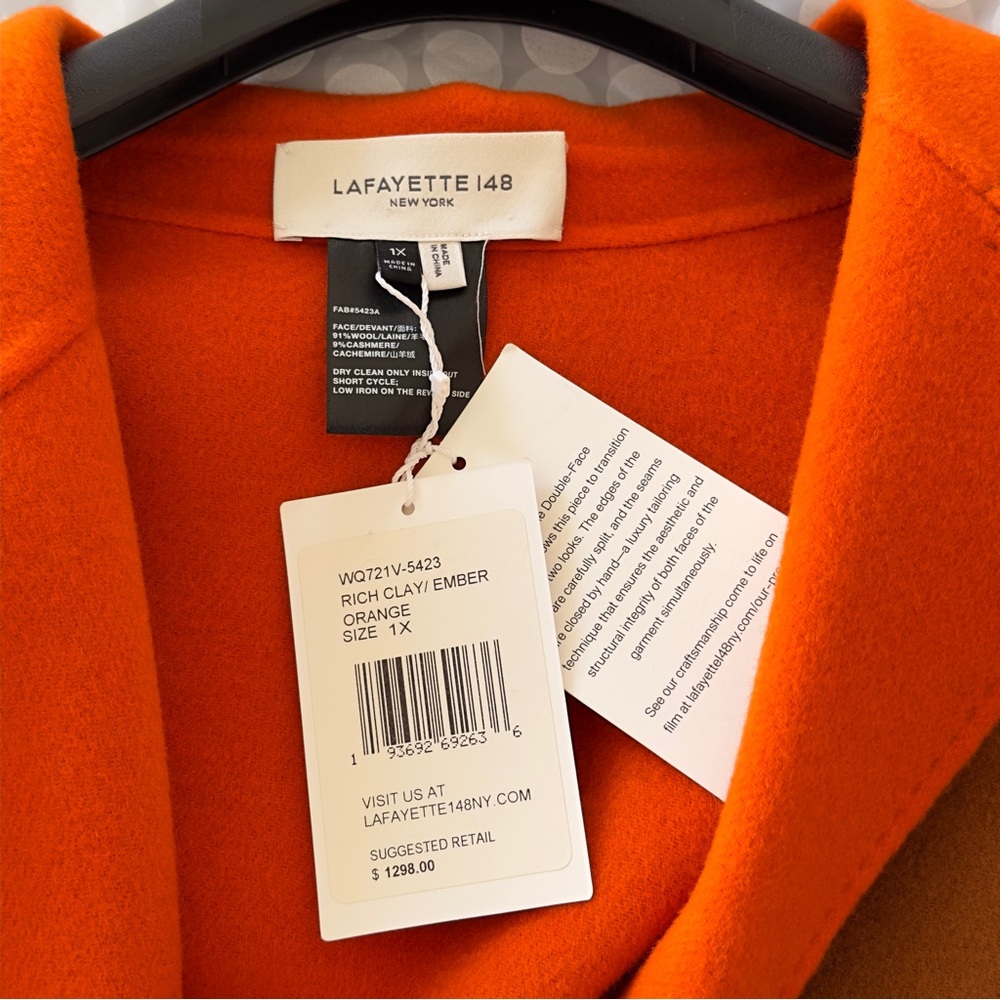 LAFAYETTE 148 NEW YORK
Belted Reversible Double-Faced Jacket - Picture 3 of 4
